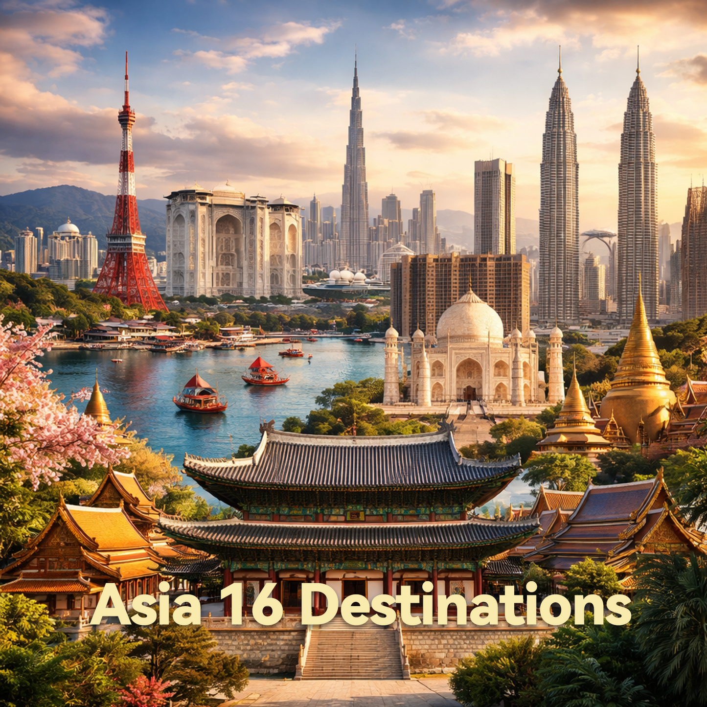 Asia 16 Destinations