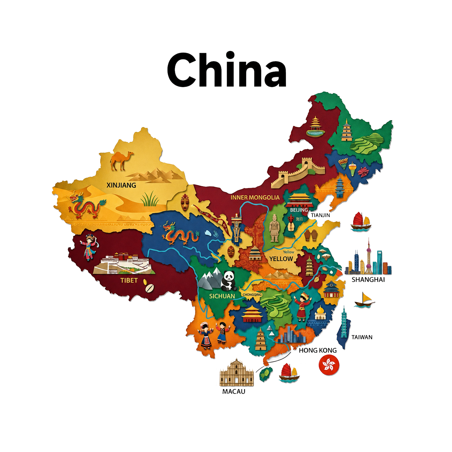 China - Popular Tourist Cities