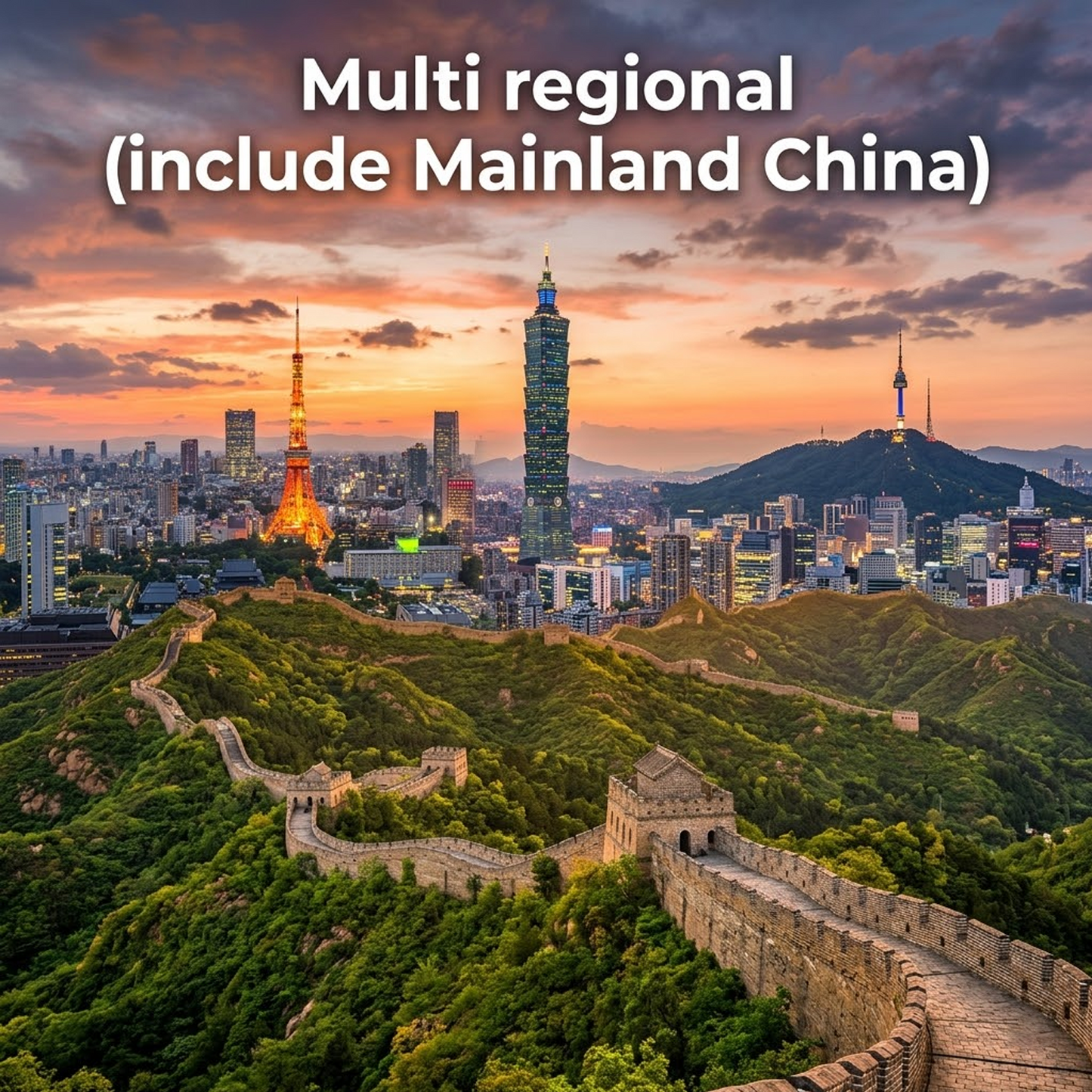 Multi regional(include Mainland China)
