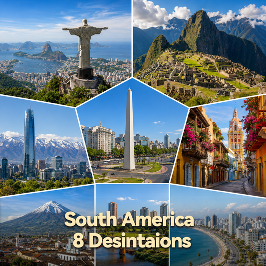 South America  8 Desintaions
