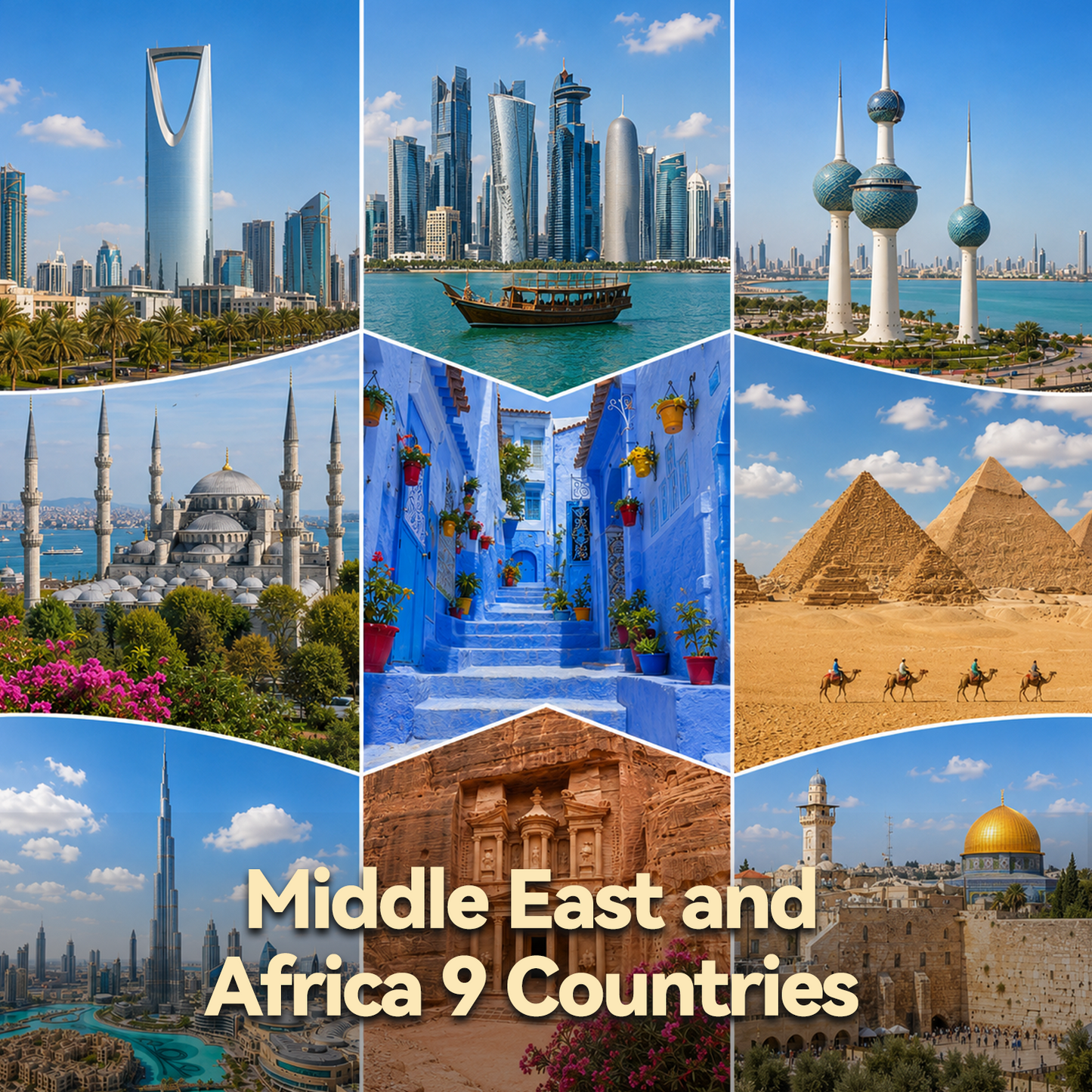 Middle East and Africa 9 Countries